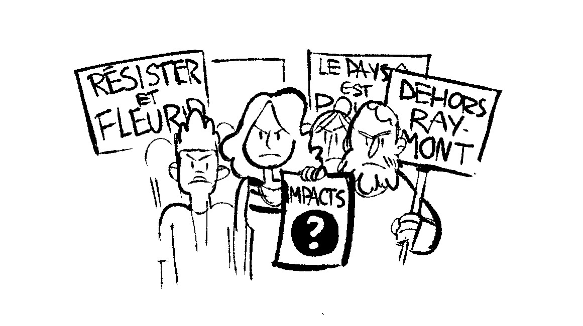 Dessin de manif © Cab